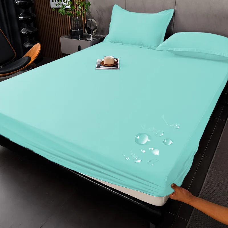 Waterproof Mattress Protector and Fitted Sheets Machine Washable
