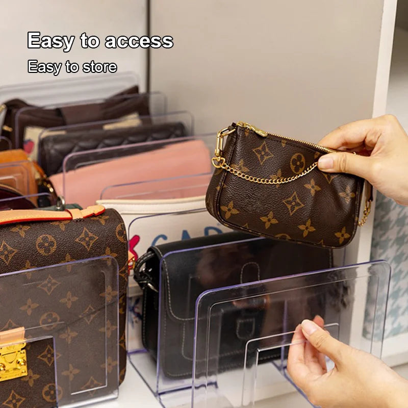 Thickened Bag Storage Divider Rack