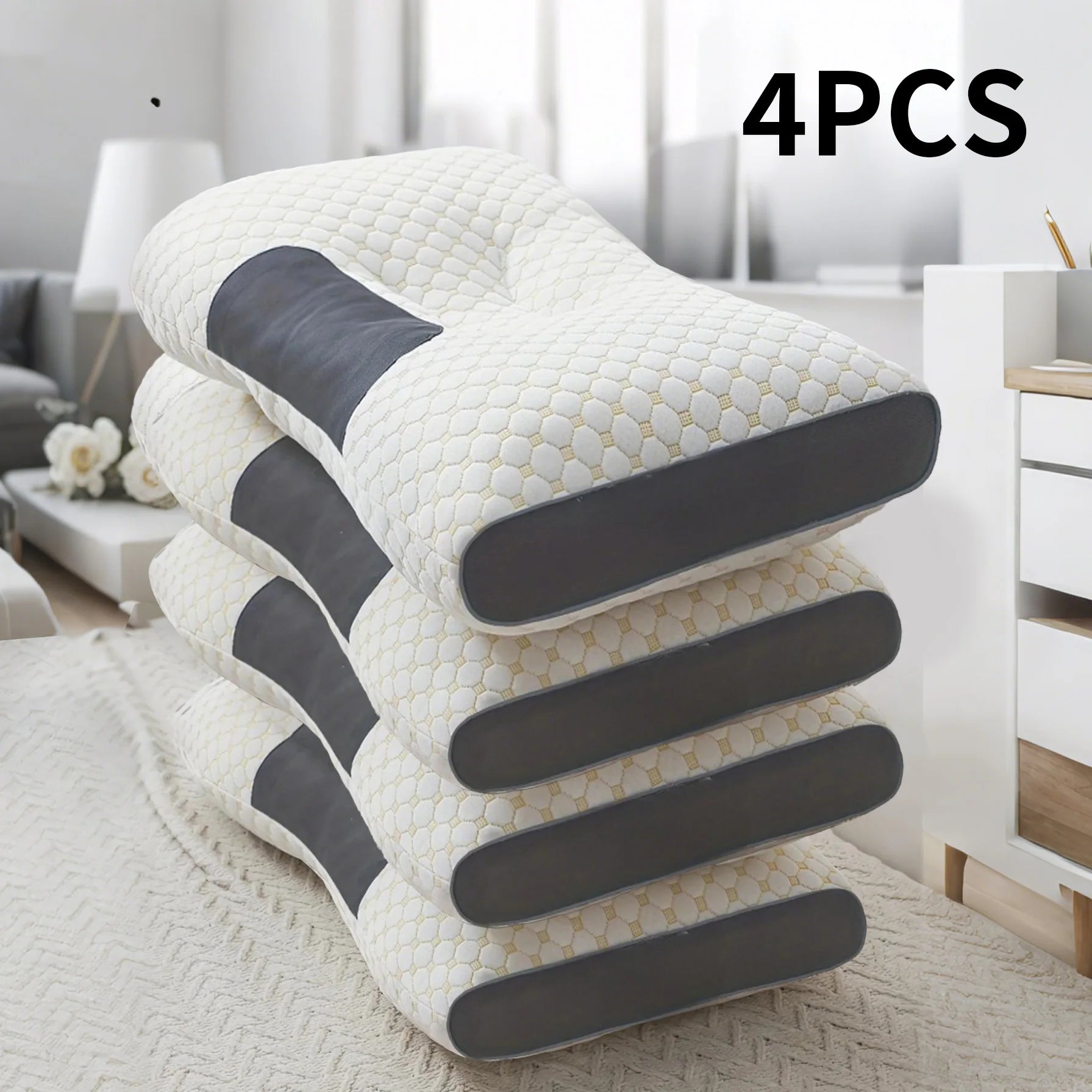 The Ultimate Cervical Correction Pillow  Perfect for Side and Back Sleepers - Enjoy a S