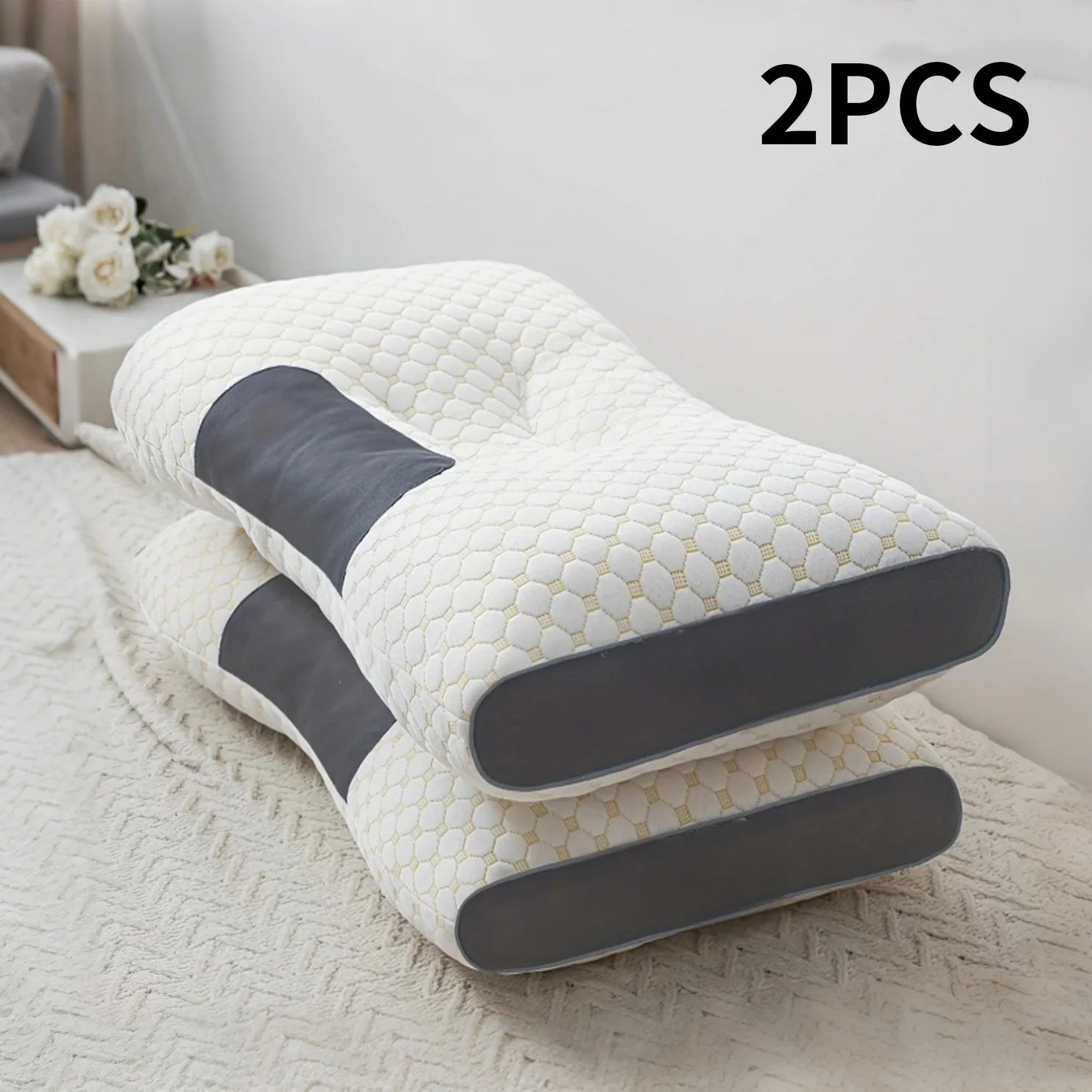 The Ultimate Cervical Correction Pillow  Perfect for Side and Back Sleepers - Enjoy a S