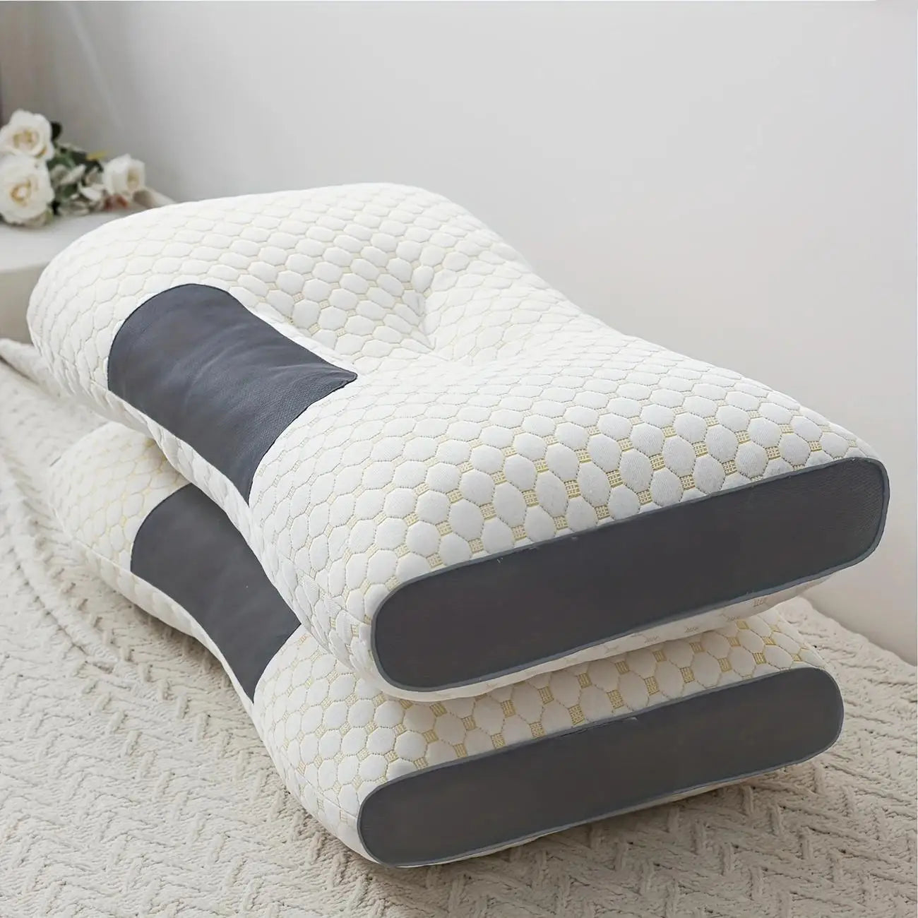 The Ultimate Cervical Correction Pillow  Perfect for Side and Back Sleepers - Enjoy a S