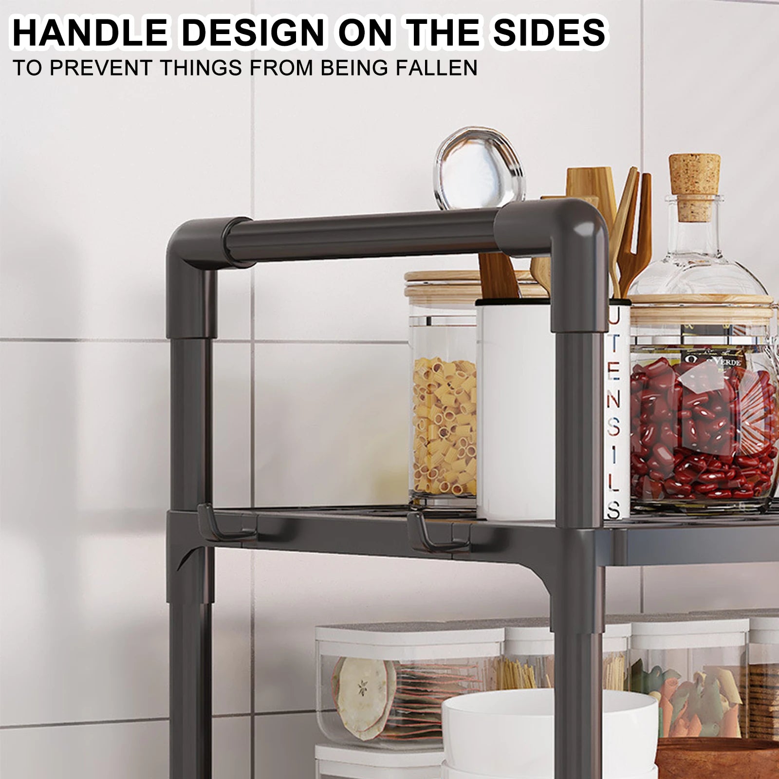 Microwave Shelf Kitchen Storage Rack Organizer