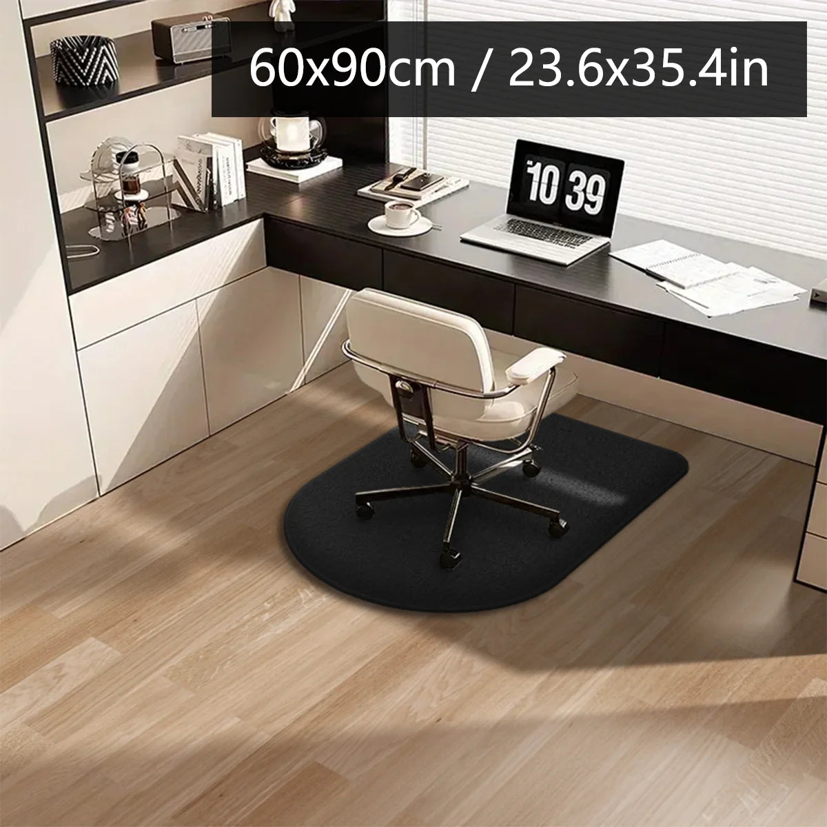 Solid color computer chair mat