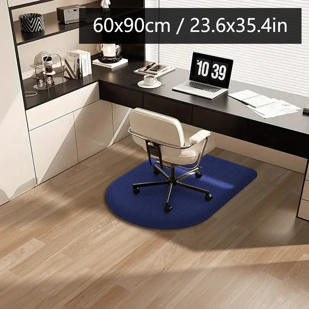 Solid color computer chair mat