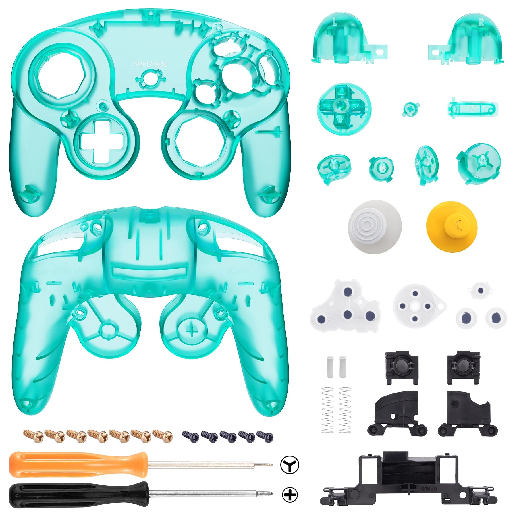 eXtremeRate Faceplate Backplate for Nintendo GameCube Controller