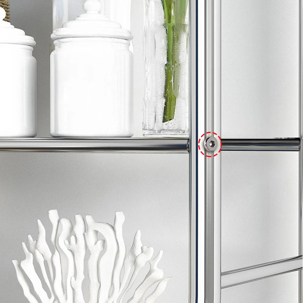 ,2/3-Tier Freestanding Over The Toilet Storage,Metal Bathroom Shelves