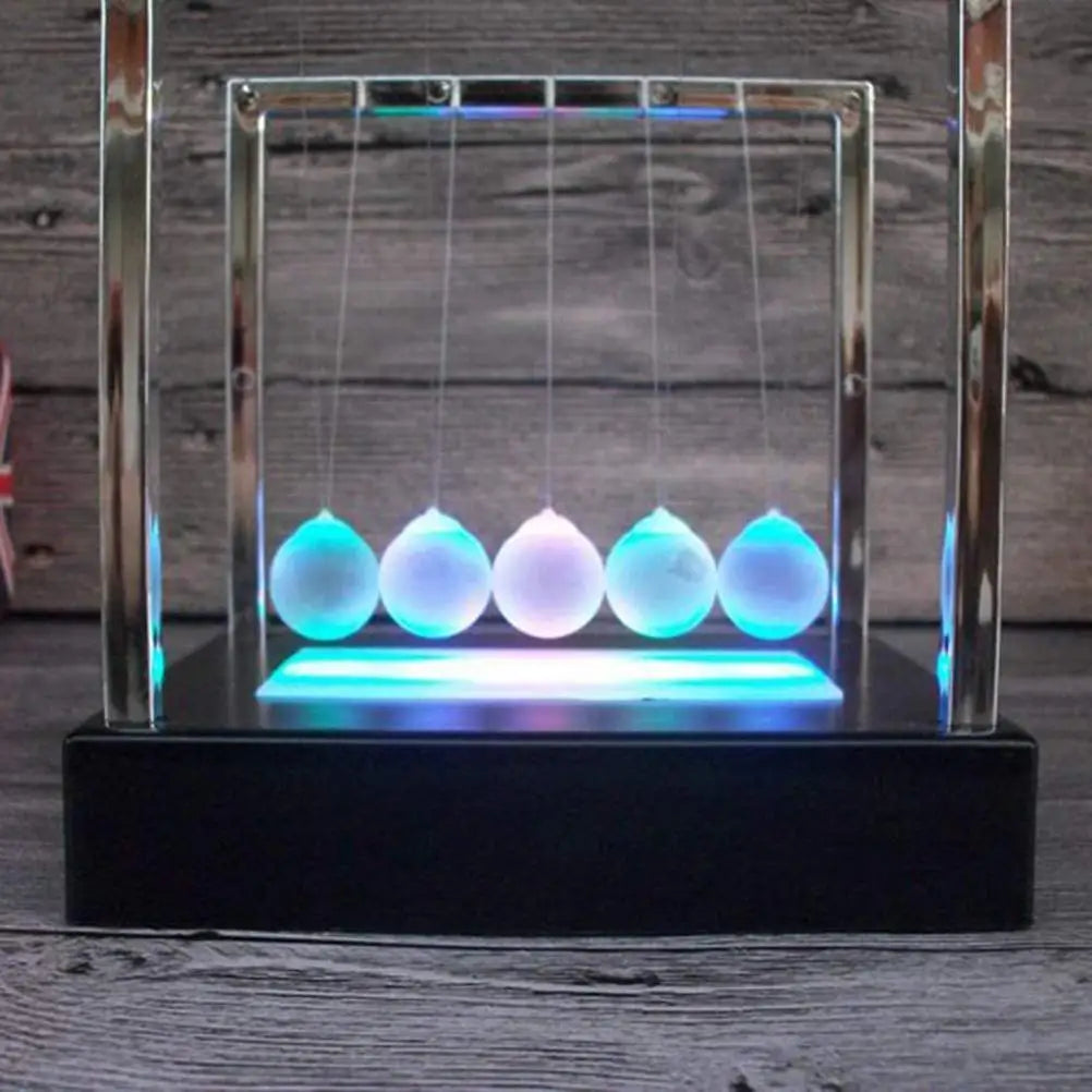 LED Light Up Newtons Science Kids Toys Balance Balls