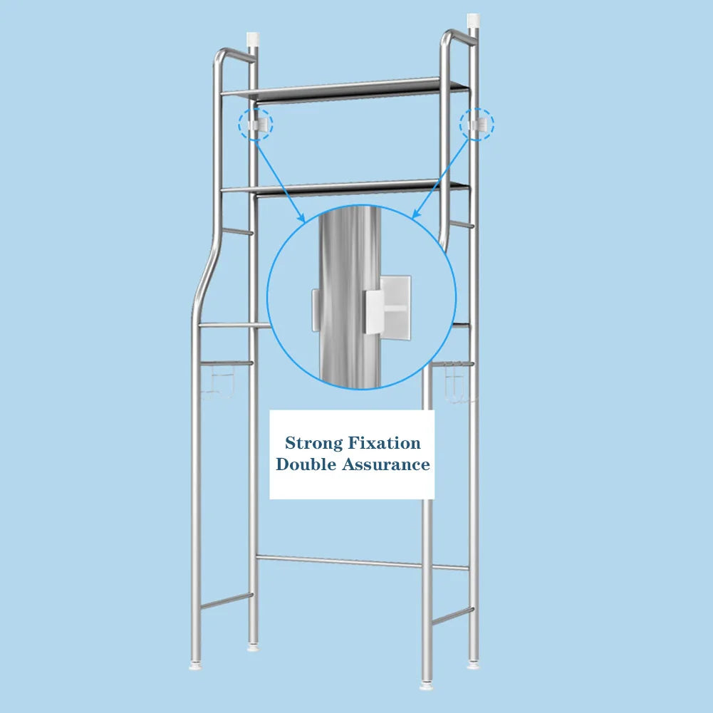 ,2/3-Tier Freestanding Over The Toilet Storage,Metal Bathroom Shelves