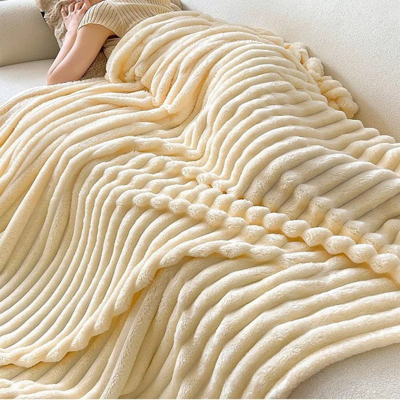 Soft Large Blanket, Suitable for  sofa, Multifunctional, Fluffy  Suitable for Bed and Sofa  Single Double Bed