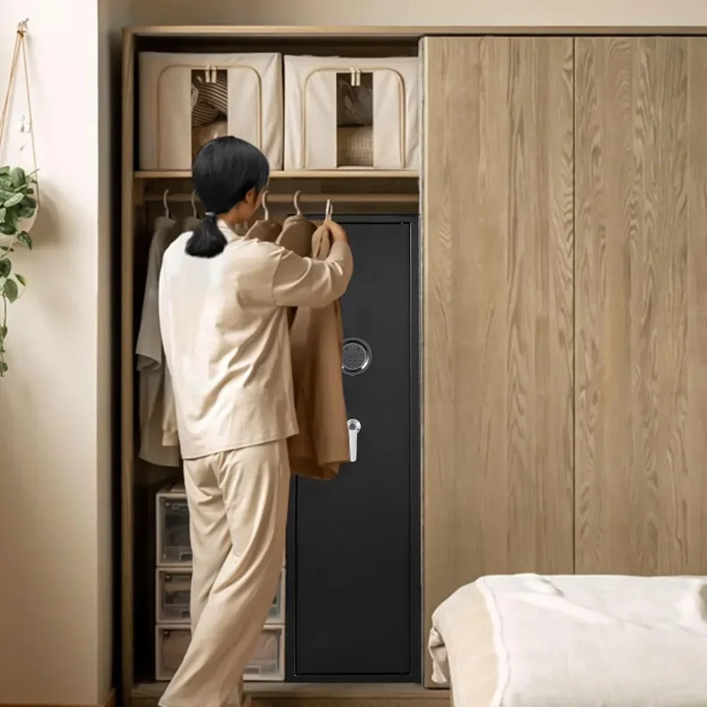 5-Gun Capacity Safe with Drawer And Removable Shelf