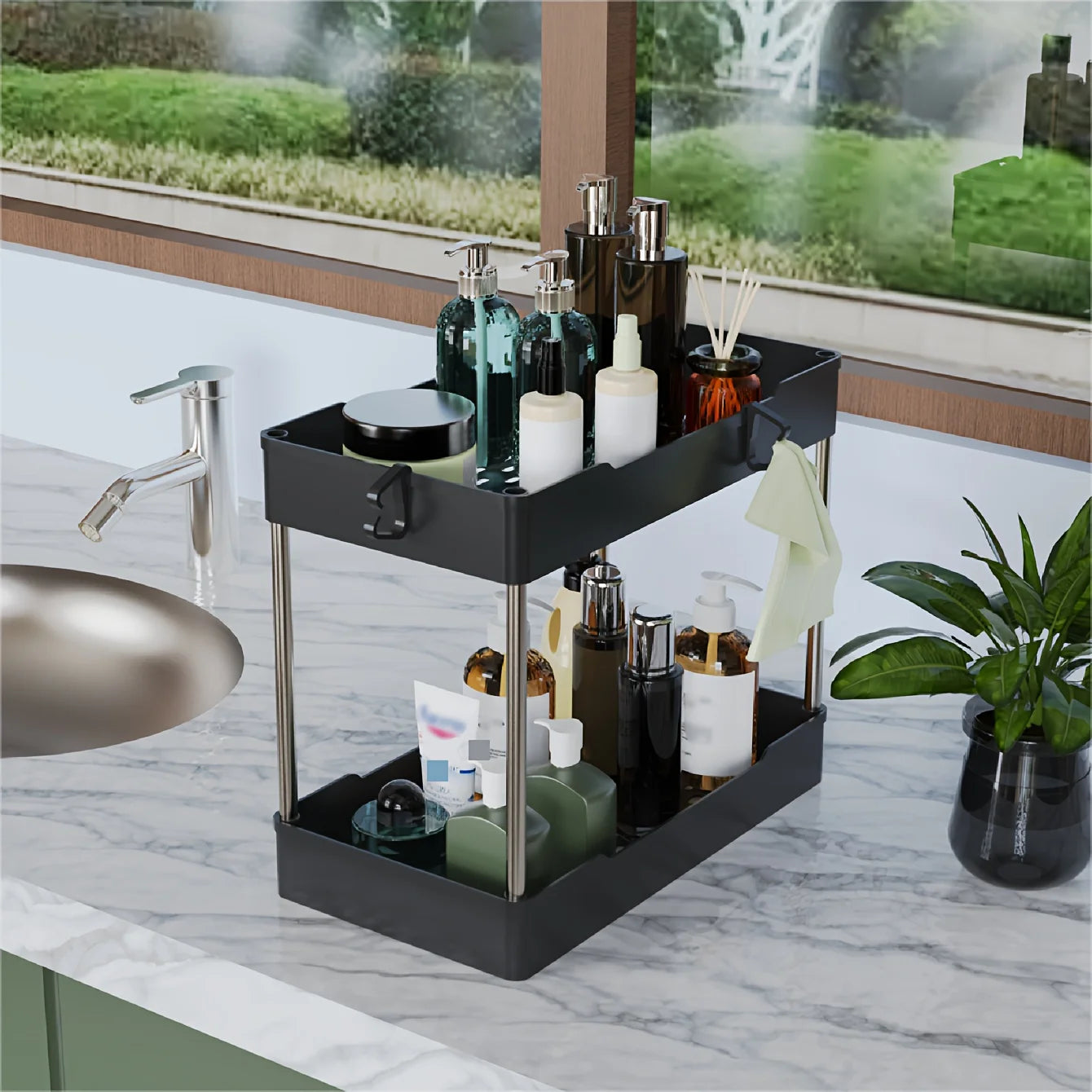 Countertop Storage Racks for Cosmetics