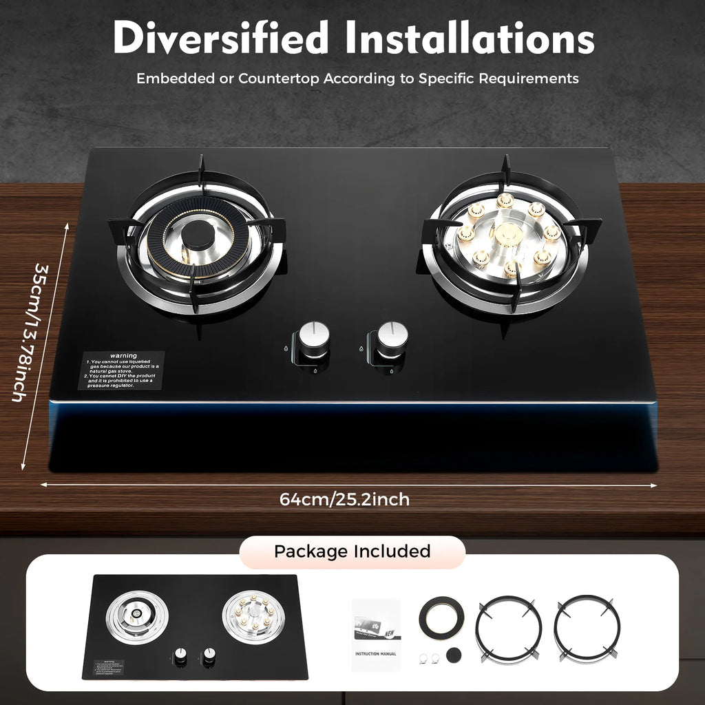 Kitchen accessories-Dual Burner Gas Stove