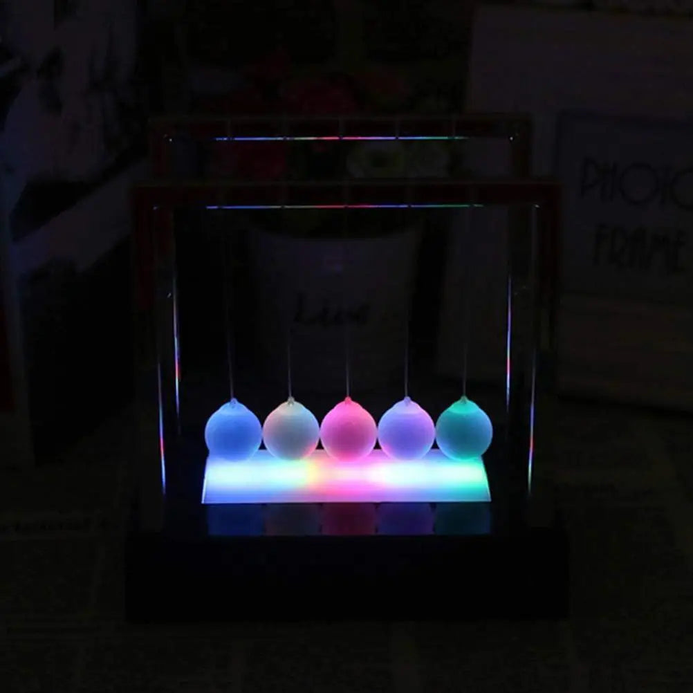 LED Light Up Newtons Science Kids Toys Balance Balls