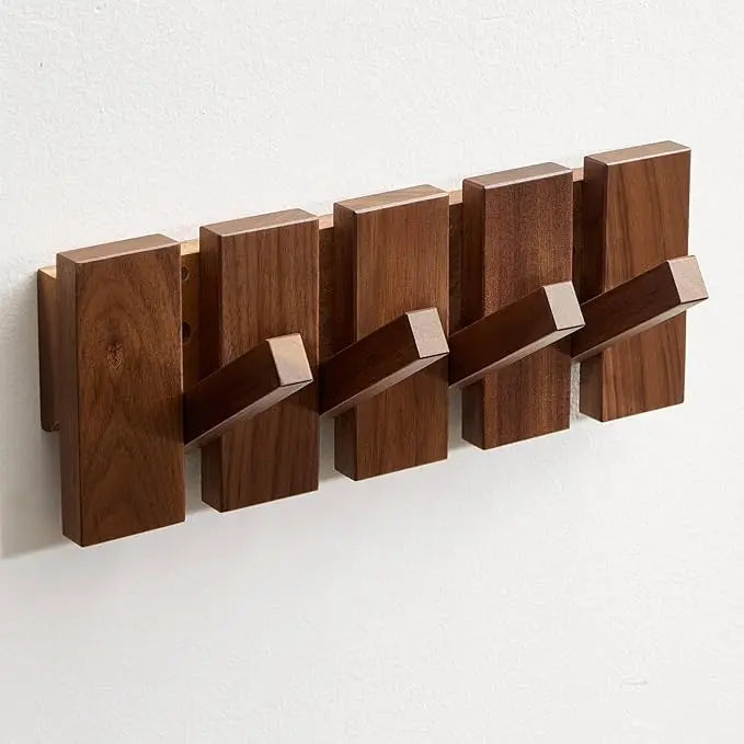 Wooden Coat Hooks Wall Mounted