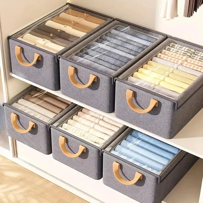 2/4pc Clothes Organizer Pants Sweater Storage