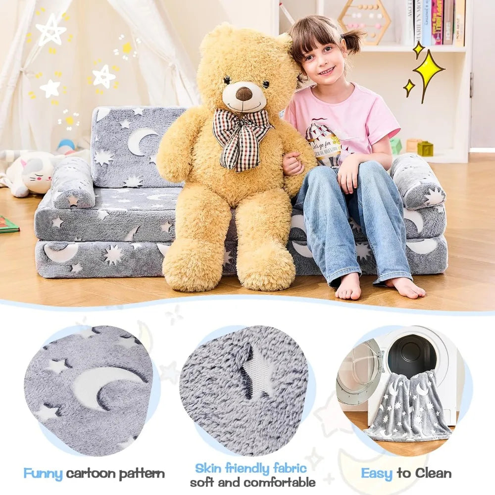 Modular Play Couch, Sectional Sofa, Convertible Foam & Floor