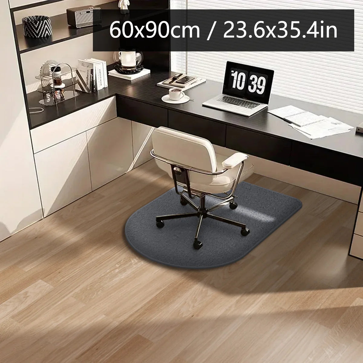 Solid color computer chair mat