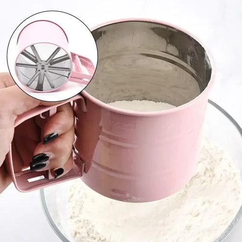 1 Pcs Stainless Steel Sieve Cup Powder Flour Baking Tool