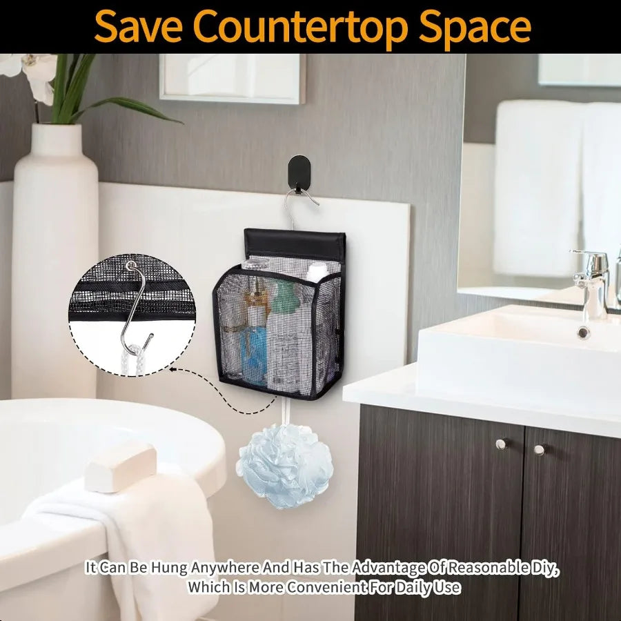 Mini Hangable Mesh Bathroom Storage Basket