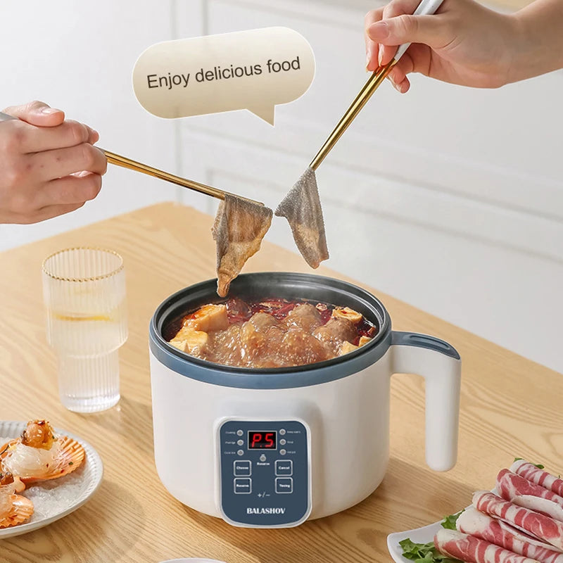 1-2 People Household Non-stick Pan Single/Double Layer Hot Pot