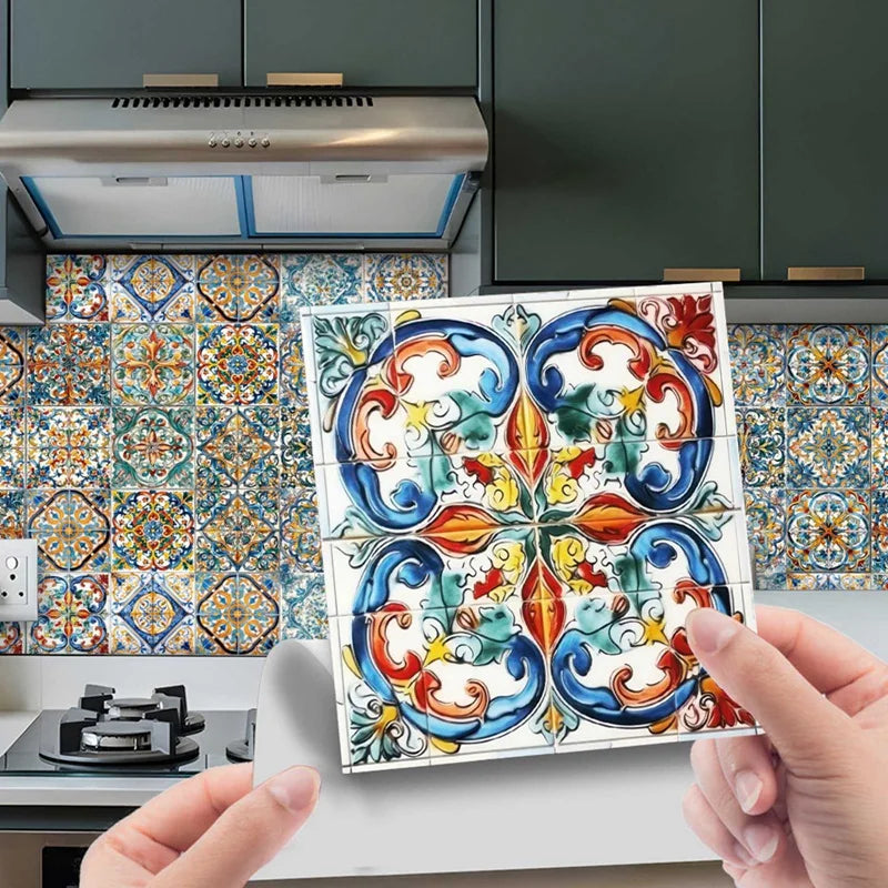 Murals Tile Waterproof Oil Proof Removable Decals