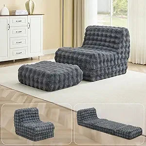 Giant Bean Bag Chair Plush Lazy Floor Sofa