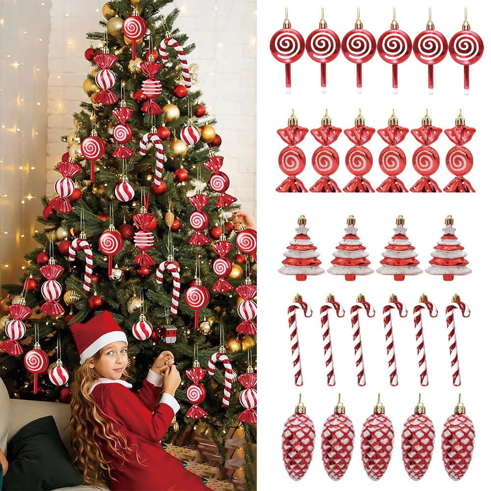 Candy Decorations for Christmas Tree