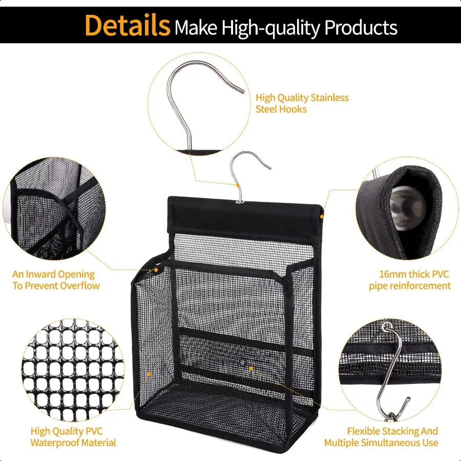 Mini Hangable Mesh Bathroom Storage Basket