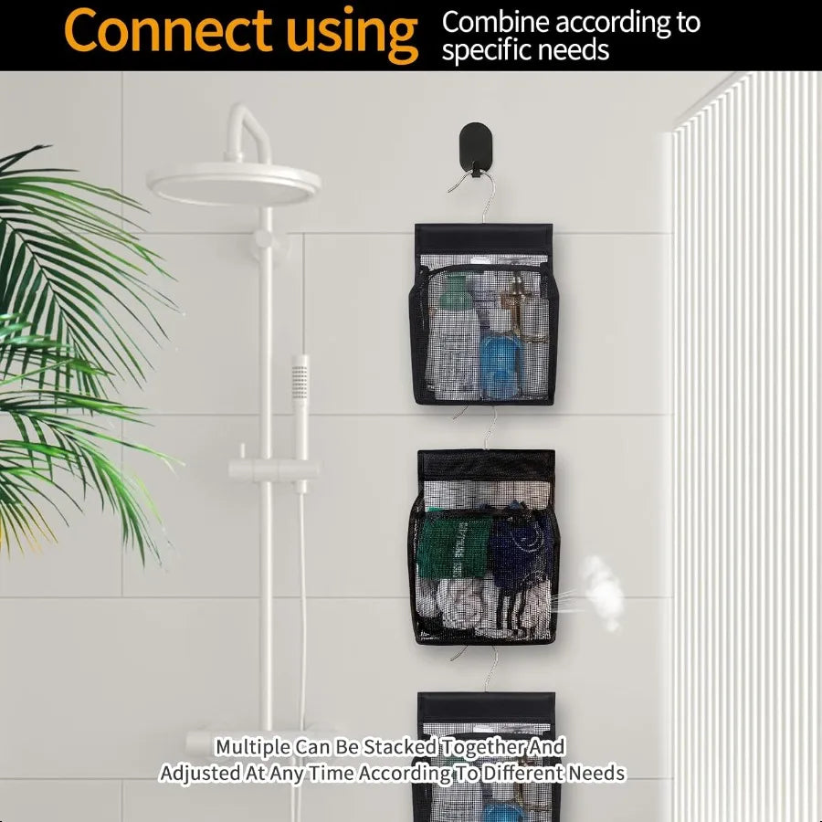 Mini Hangable Mesh Bathroom Storage Basket