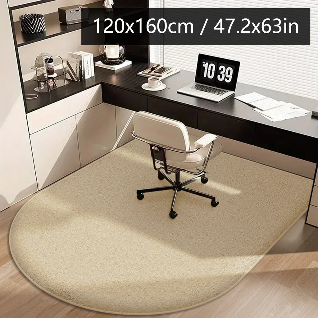 Solid color computer chair mat