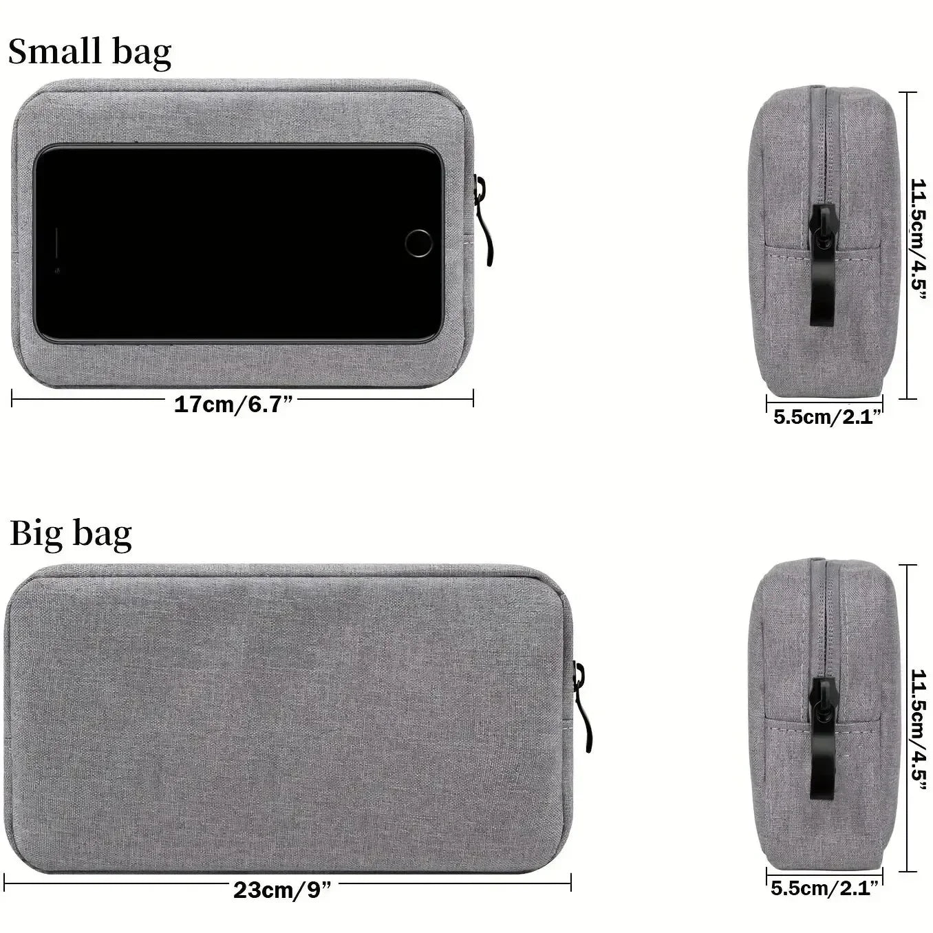 Digital Portable Organizer Case for Headphones