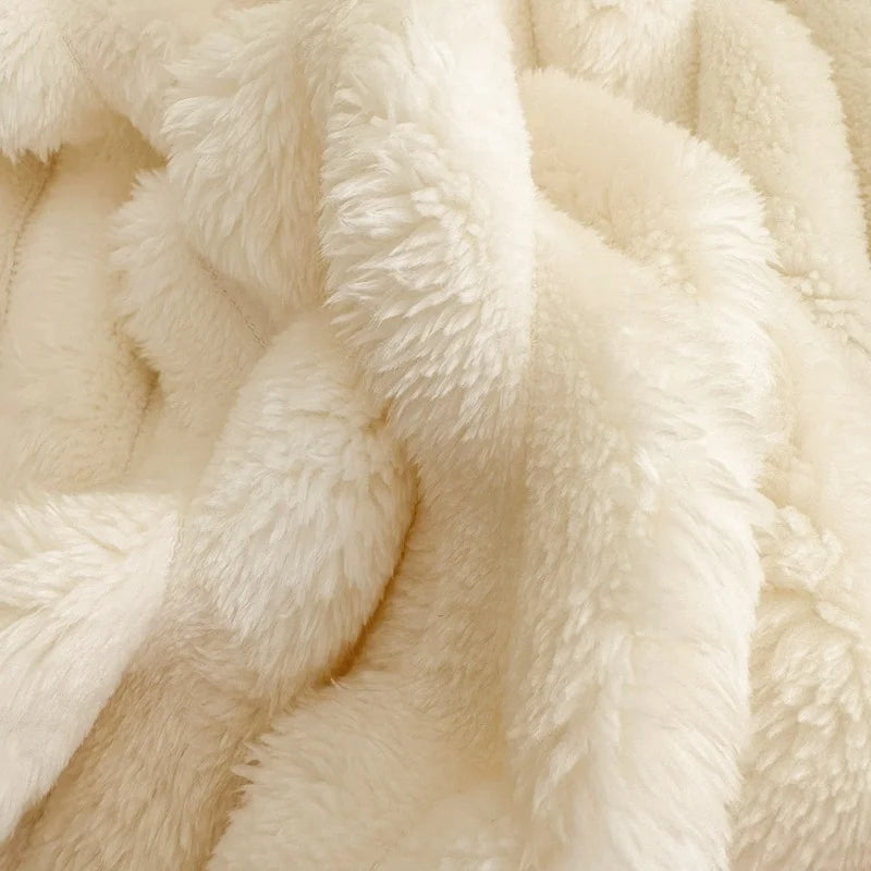 Soft Large Blanket, Suitable for  sofa, Multifunctional, Fluffy  Suitable for Bed and Sofa  Single Double Bed