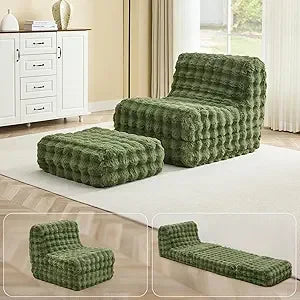 Giant Bean Bag Chair Plush Lazy Floor Sofa