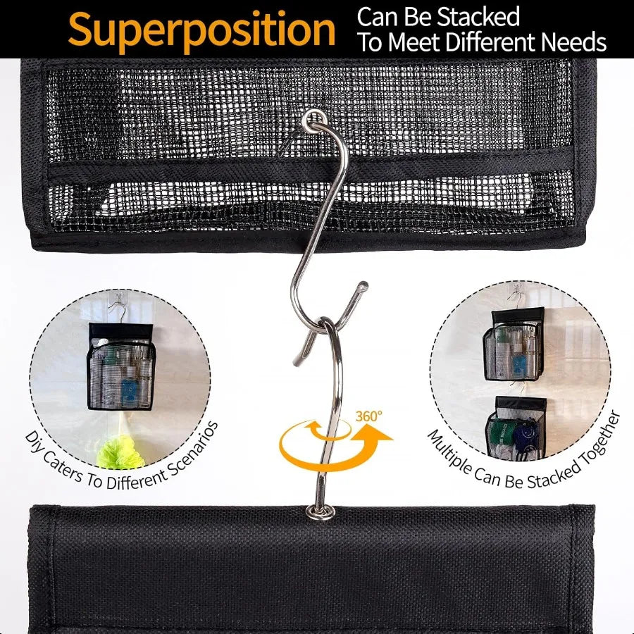 Mini Hangable Mesh Bathroom Storage Basket