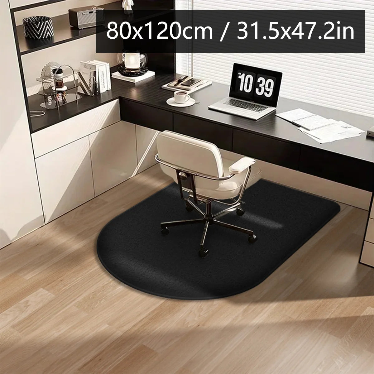 Solid color computer chair mat