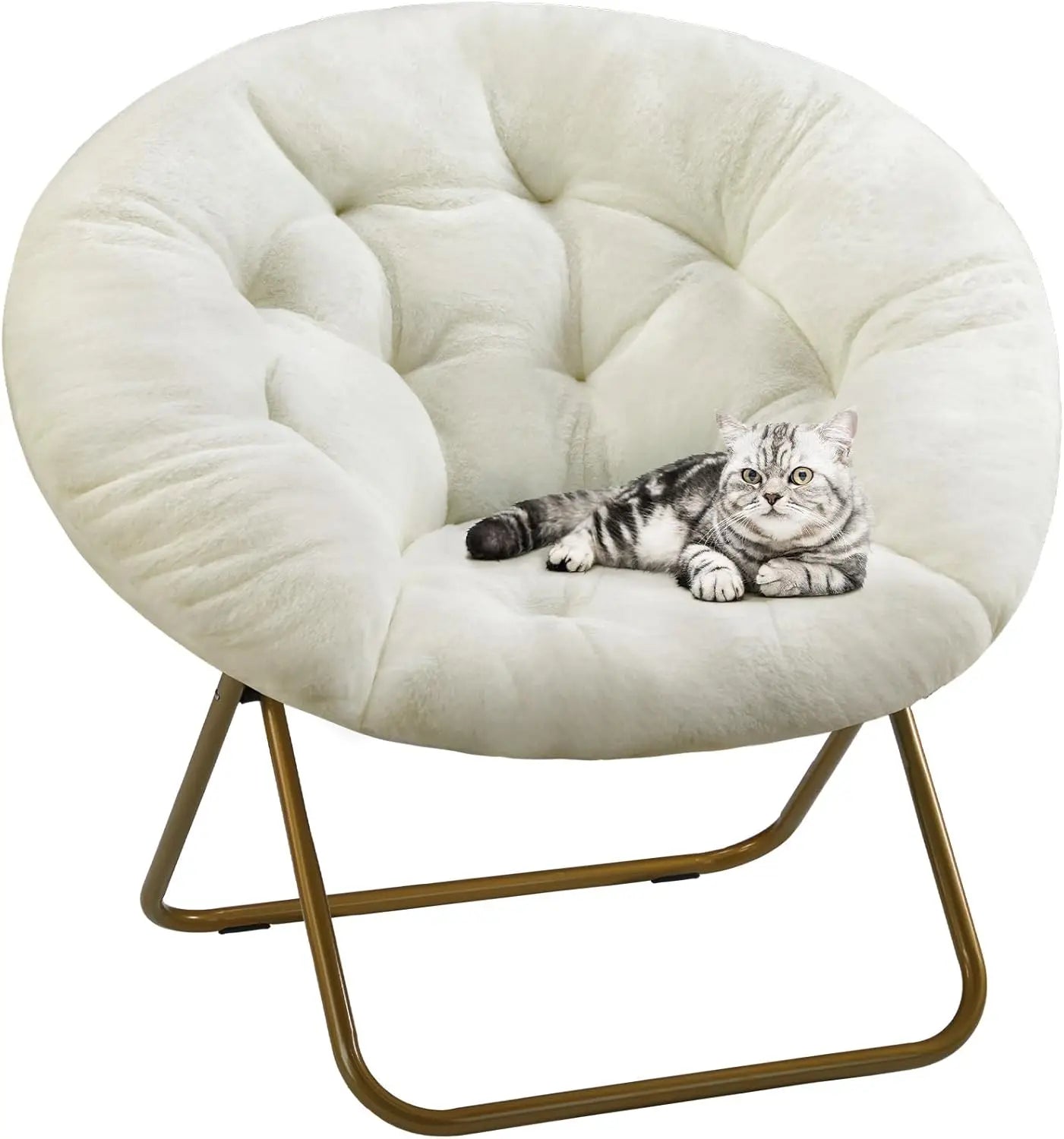 Cozy Faux Fur Soft Lounge Cute Folding