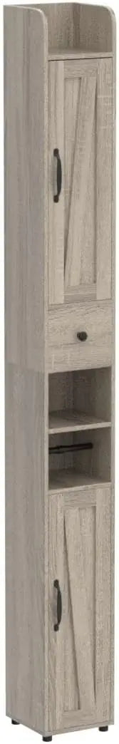Adjustable Shelf. Retractable Paper Rod. 8 Compartments.