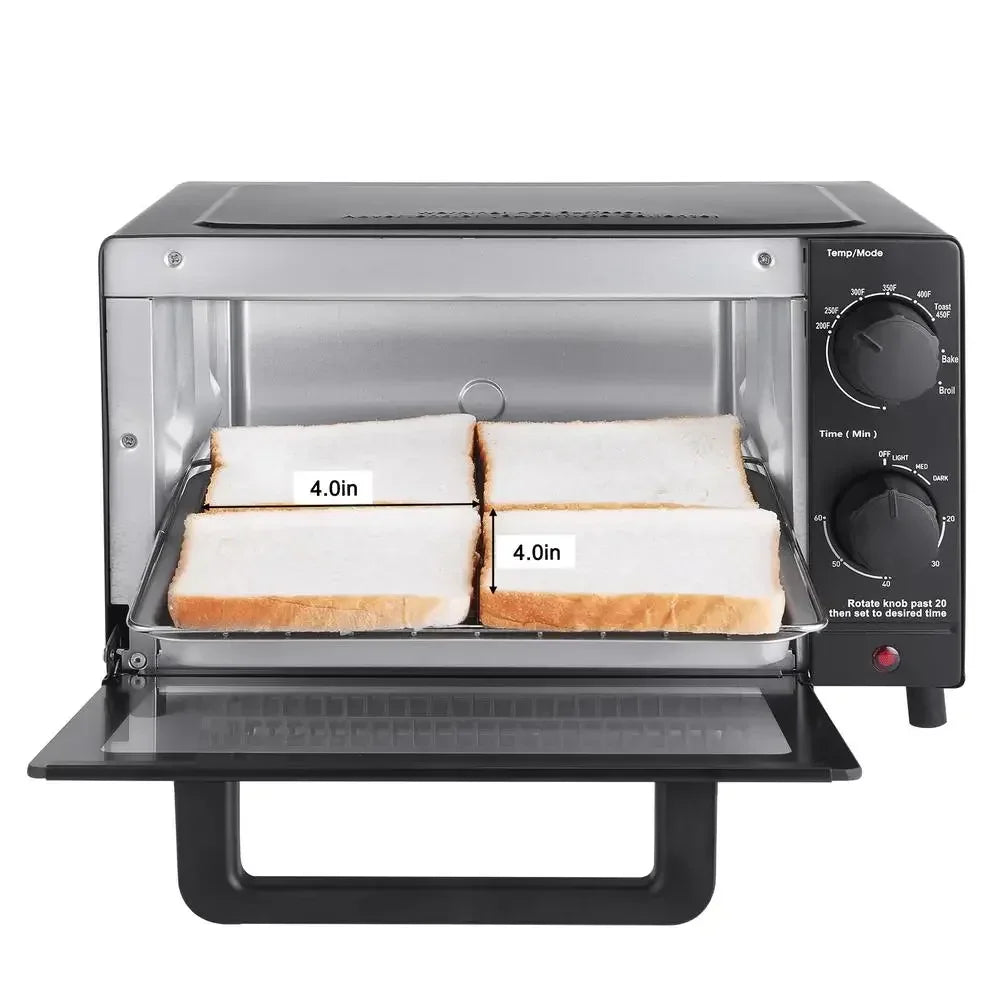 4 Slice Toaster Oven Bake Broil