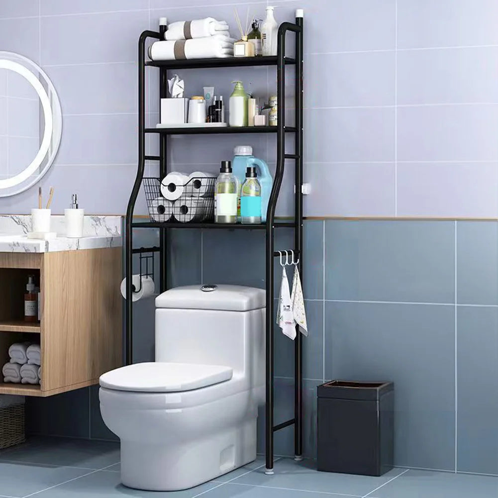 ,2/3-Tier Freestanding Over The Toilet Storage,Metal Bathroom Shelves