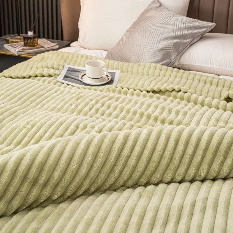 Soft Large Blanket, Suitable for  sofa, Multifunctional, Fluffy  Suitable for Bed and Sofa  Single Double Bed