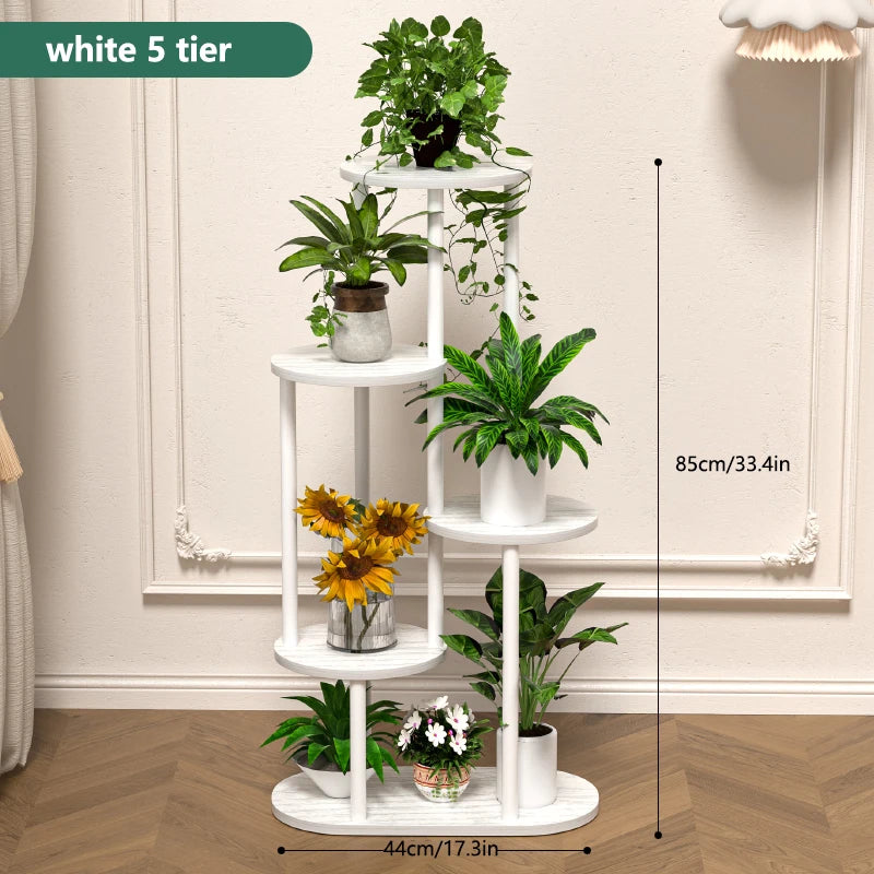 4/5/6 Tier Flower Shelf Planter Rack Storage Organizer