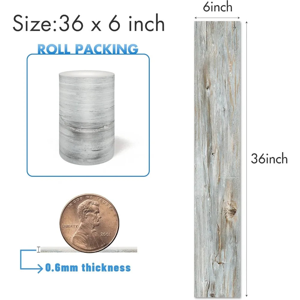 54 Sq.Ft , Waterproof Peel&Stick Floor Tile, Self-Adhesive