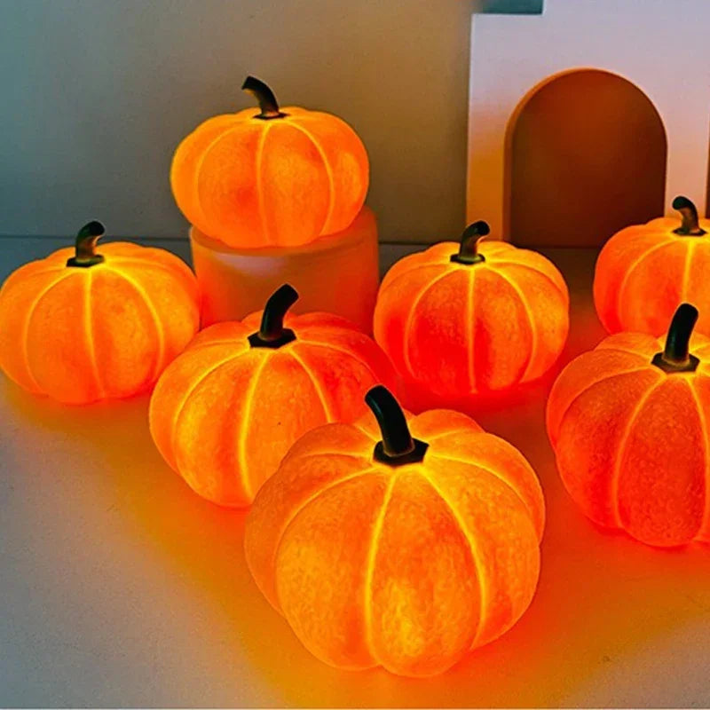 Halloween Pumpkin LED Night Light Battery Powered