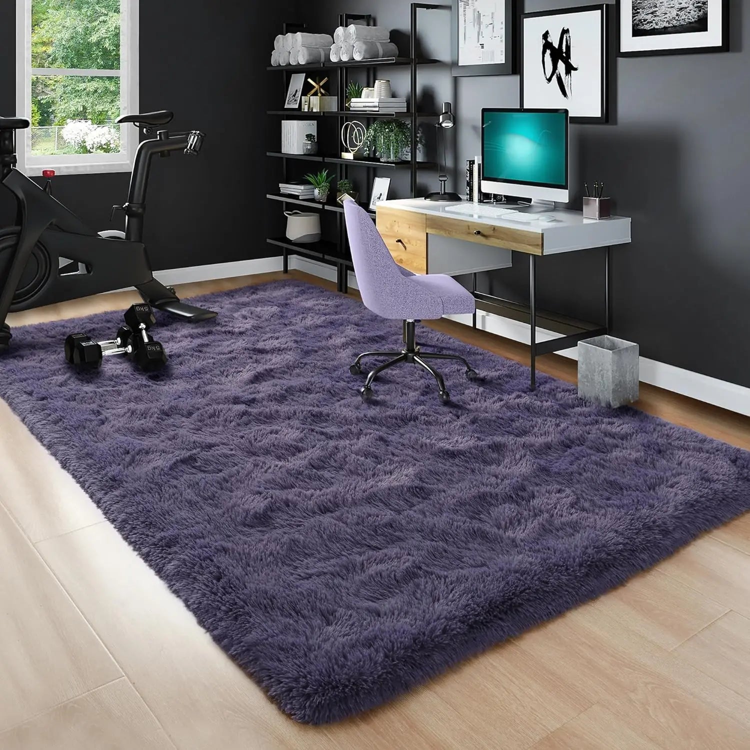 Fluffy Ultra Soft Indoor Modern Area Rugs