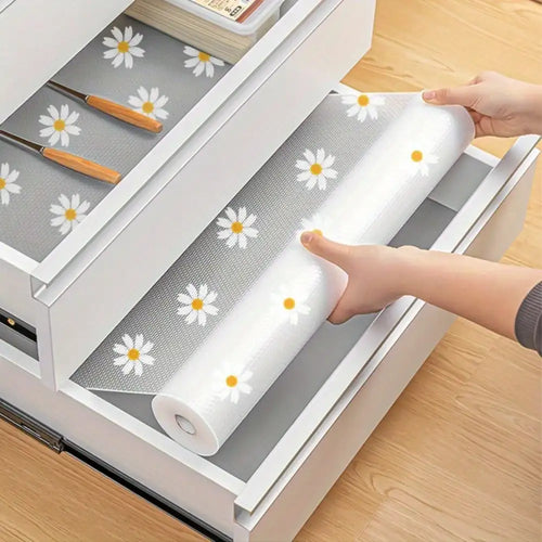 1 Roll 300cm/118inch Waterproof Non-Slip Plastic Shelf Liner