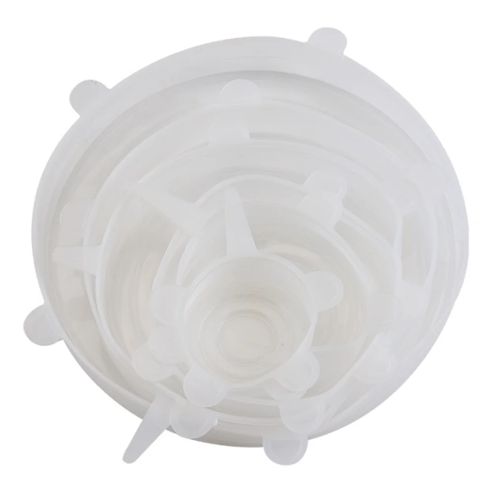 Universal Dish Stretch Round Lids For Kitchen Accessories