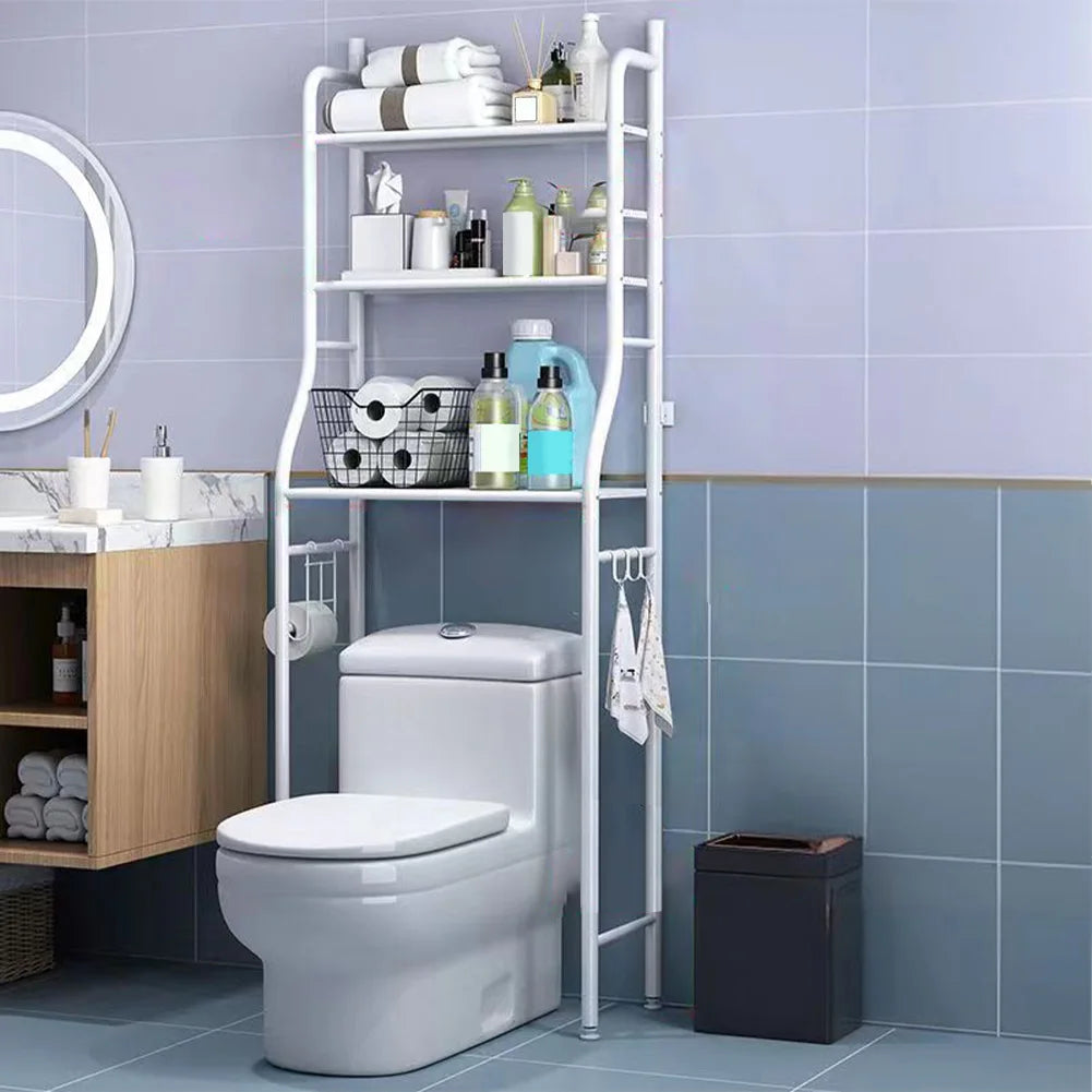 ,2/3-Tier Freestanding Over The Toilet Storage,Metal Bathroom Shelves