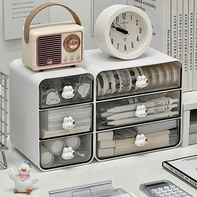 Desktop Drawer Box Pen Holder Hair Accessories Storage Shelf