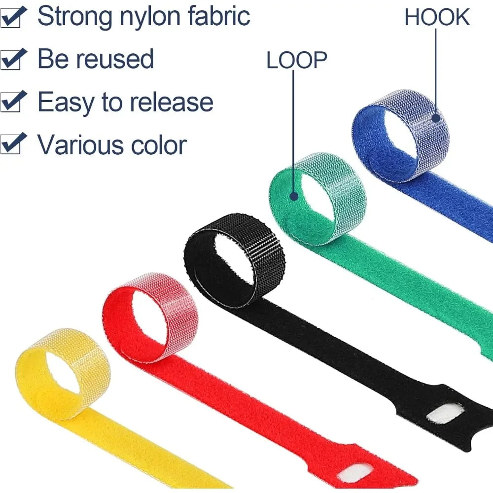 120PCS 6-inch cable tie reusable multi-purpose  organizer
