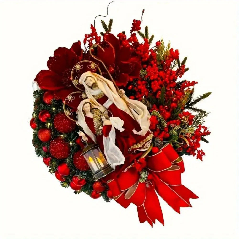 Farmhouse Christmas Wreath